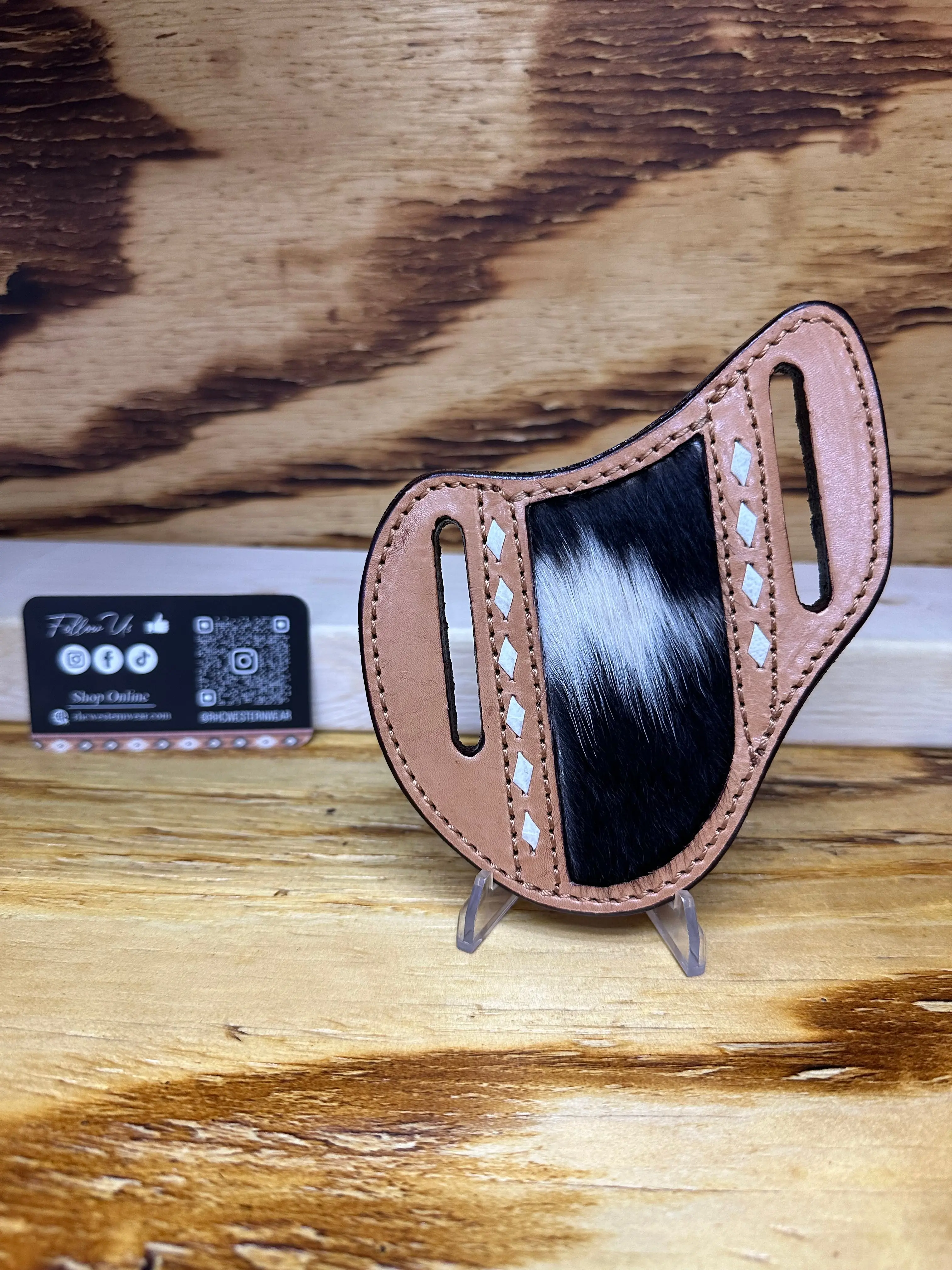 Belt Leather K Sheath - Style 96, Versatile Design for Various Outfits