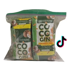 Cocogin Coconut and Ginger Chips - All-Natural Snack with Honey Coating - Fruit