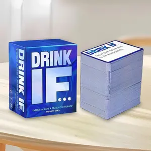 Adult Party Card Game Drink If, Fun Drinking Game for Game Night, Single Party, Birthday Parties, Interactive Social Cards, Tabletop Games