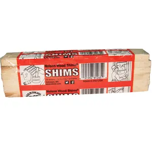 212 MAIN Pine Wood Shims, 8 in. Solid Wood Slats (Pack of 12), Home DIY Woodworking Tools, Sailing & Water Sports Leveling Aid