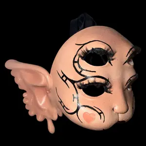Nymph Mask Collectible - Hand-Painted Unique Design Inspired by Melanie Martinez Nymphology Exclusive Fan Item