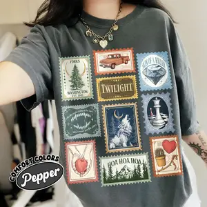 Comfort Colors Twilight Inspired City Of Forks Shirt, Hoa Hoa Hoa Season T shirt, Forks Washington Tee, Book Lover Gift