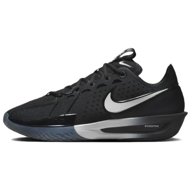 Nike Zoom Gt Cut 3 Ep Black White Iron Grey Comfort Low Top Basketball Shoes Unisex DV2918-004