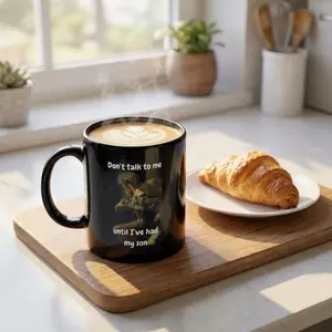 [SALE UP TO 50% + FREE SHIP]  Saturn devouring his son Mug  Black Ceramic Coffee Cup