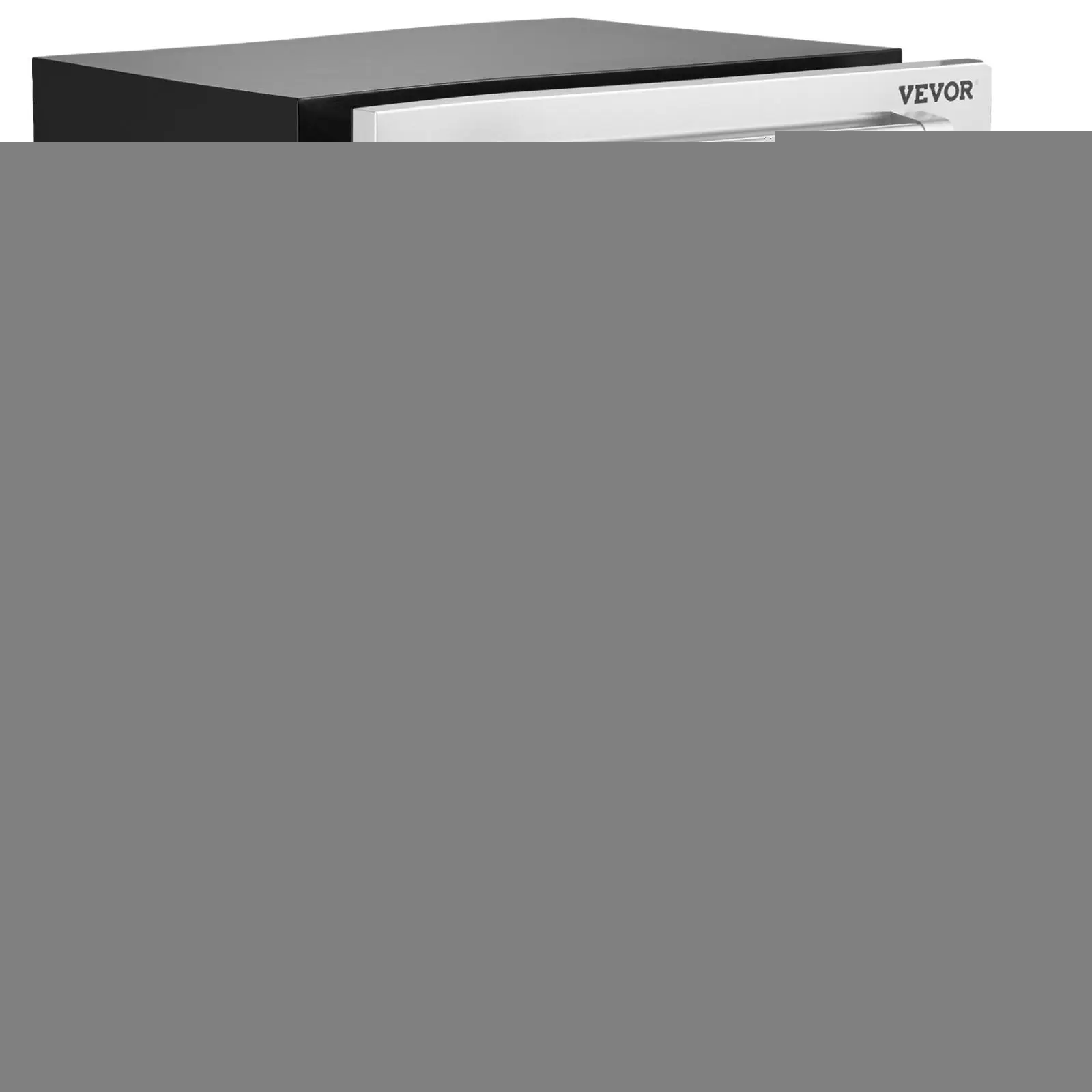 【Summerfinds】VEVOR 24" Silent Undercounter Refrigerator, 2-Drawer Compressor Wine Fridge with Different Temperatures, Compartments, 4.87 Cu.ft. (138L) Capacity, Waterproof for Small Spaces Home Use