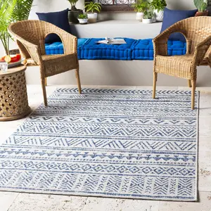 Novato Navy All Over Pattern Performance Rug Novato Navy All Over Pattern Performance Rug