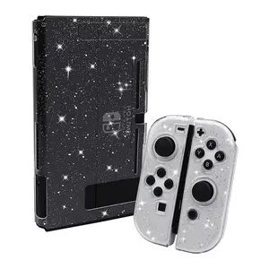Soft TPU Crystal Glitter Case for Switch 2 Lite Oled Console Video Game Accessory Transparent Protective Cover for Switch Skin Game Console Accessories