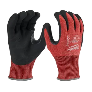 Milwaukee Cut Level 4 Nitrile Dipped Gloves