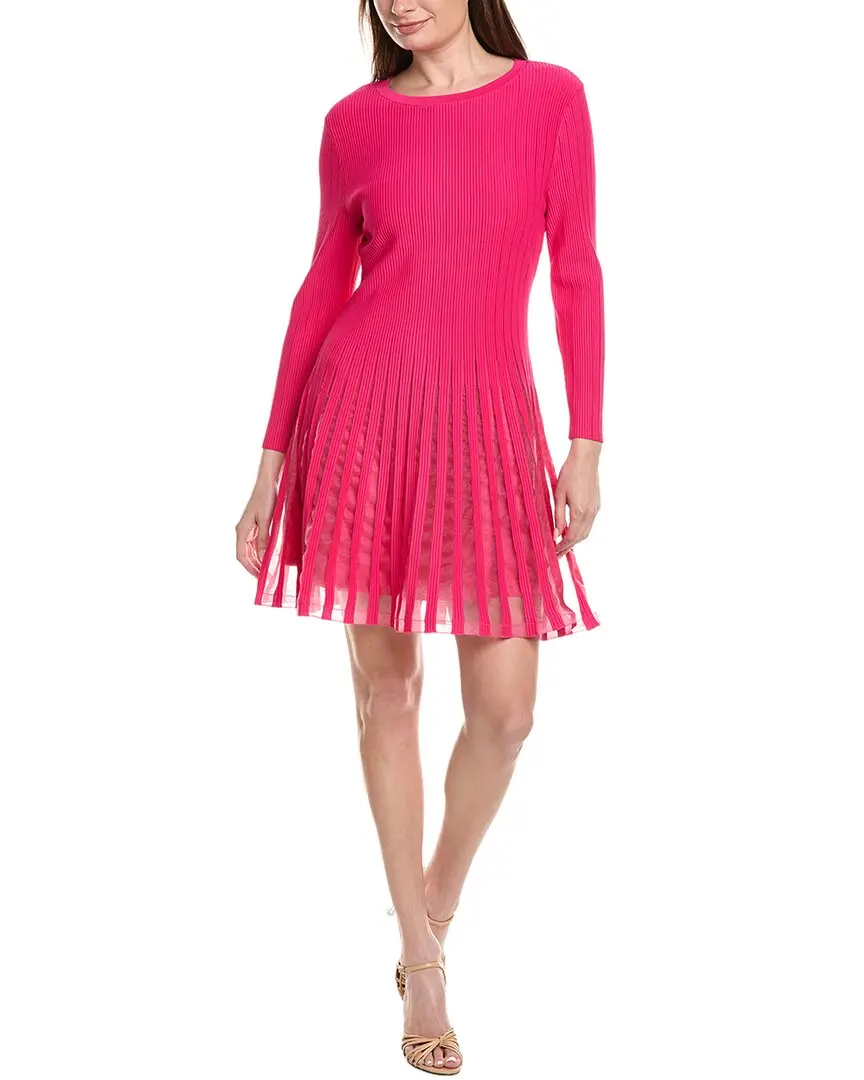 Milly Tabitha Sheer Godet Mini Dress