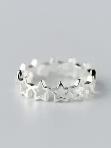 Star Design Copper Ring, Stackable Rings, Holiday Party Fashion Jewelry Decoration