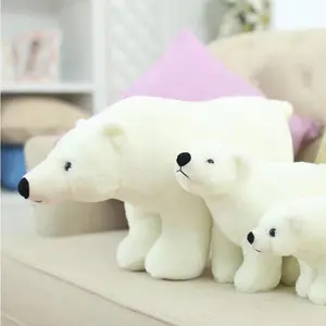 Polar bear doll Stuffed toy cute doll children doll activity gift creative white bear