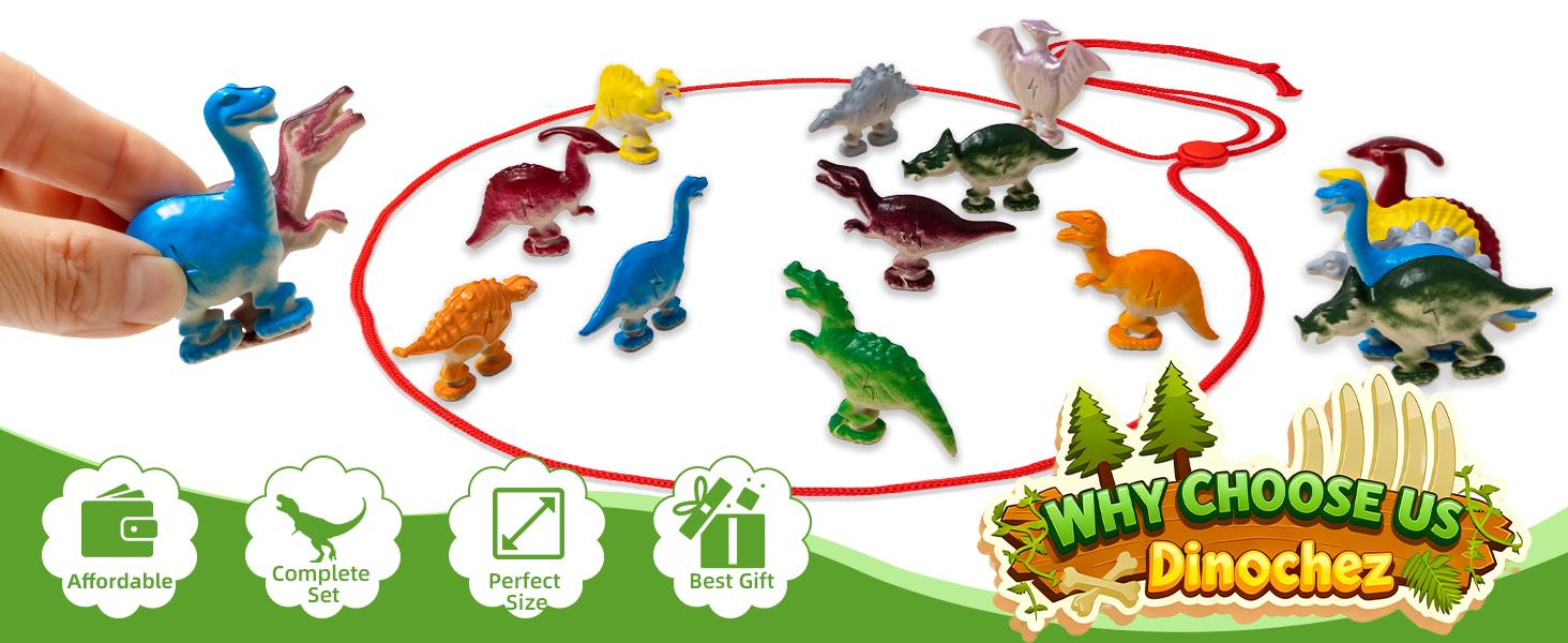 20Pcs Dinosaur Magnetic Chess Game Set, Kids Strategy Board Game with Adjustable Rope & Storage Bag, Educational STEM Toy for Boys Girls 4-12 Years, Family Game Night Must-Have