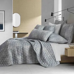 NILS Blue 3-Piece Quilt Set in QUEEN - Final Sale