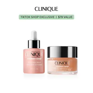 Clinique Moisture Surge Duo - Moisture Surge Active Glow Serum + Moisture Surge 100H Auto-Replenishing Hydrator