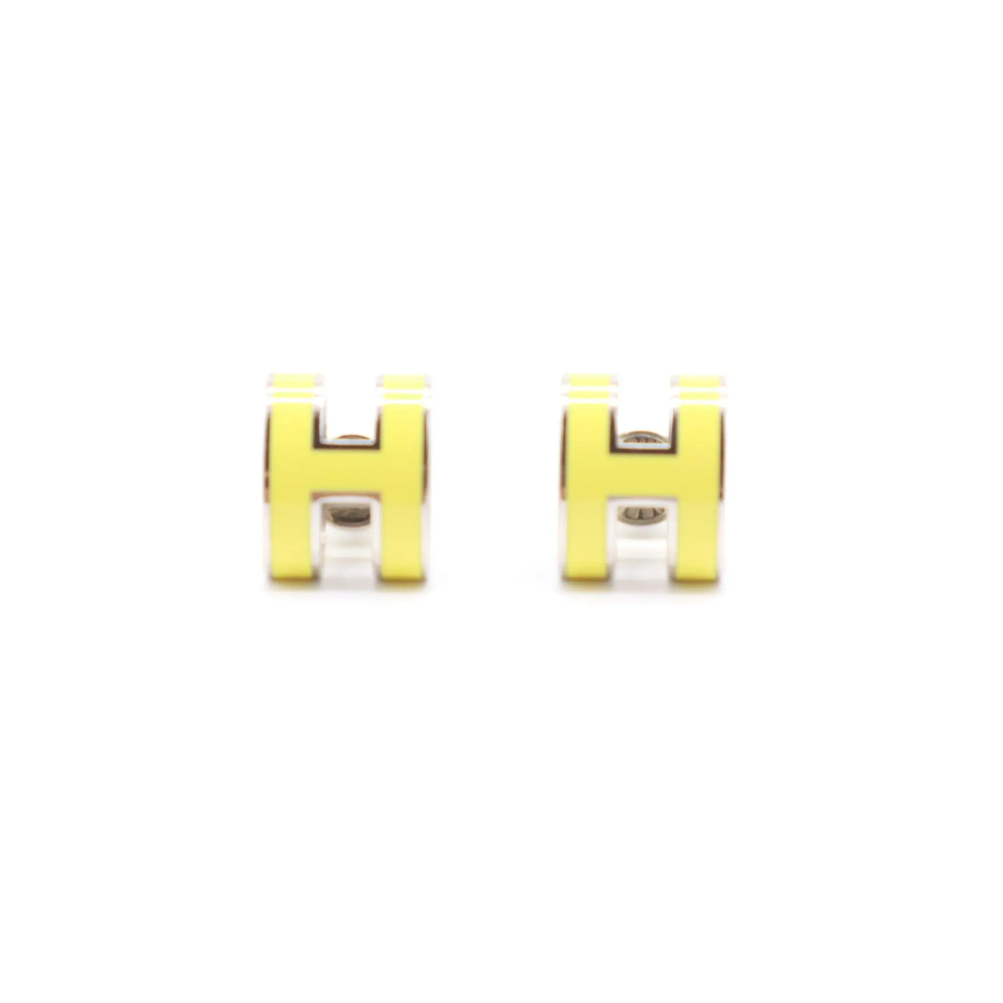 Pre-owned Hermes Mini Pop H Earrings W21617