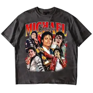 Vintage Michael Jackson Graphic Tee, Y2K Pop Icon Shirt, Unisex Thriller Fan Gift