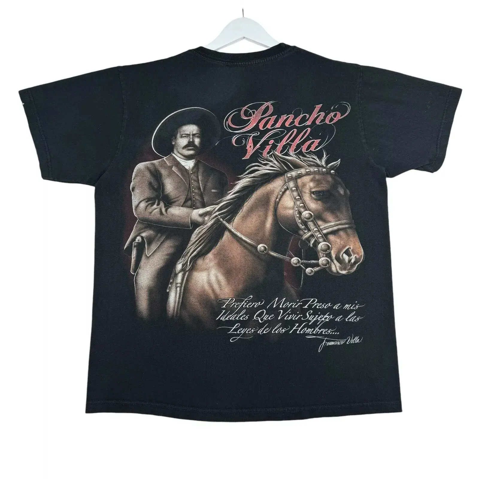 Vintage Pancho Villa Shirt - Men’S Medium , Chicano Clothing, Mexican Clothing, Chicano Tshirt, Men's Clothing, Gangster Clothes, Vintage Clothing T-shirt