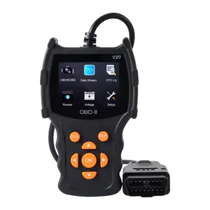2026 New Upgraded OBD2 Scanner | Automotive Diagnostic Tool. Supports checking engine malfunction lights, clearing trouble codes, real-time data streaming, I/M readiness indicator, vehicle information access and voltage testing.
