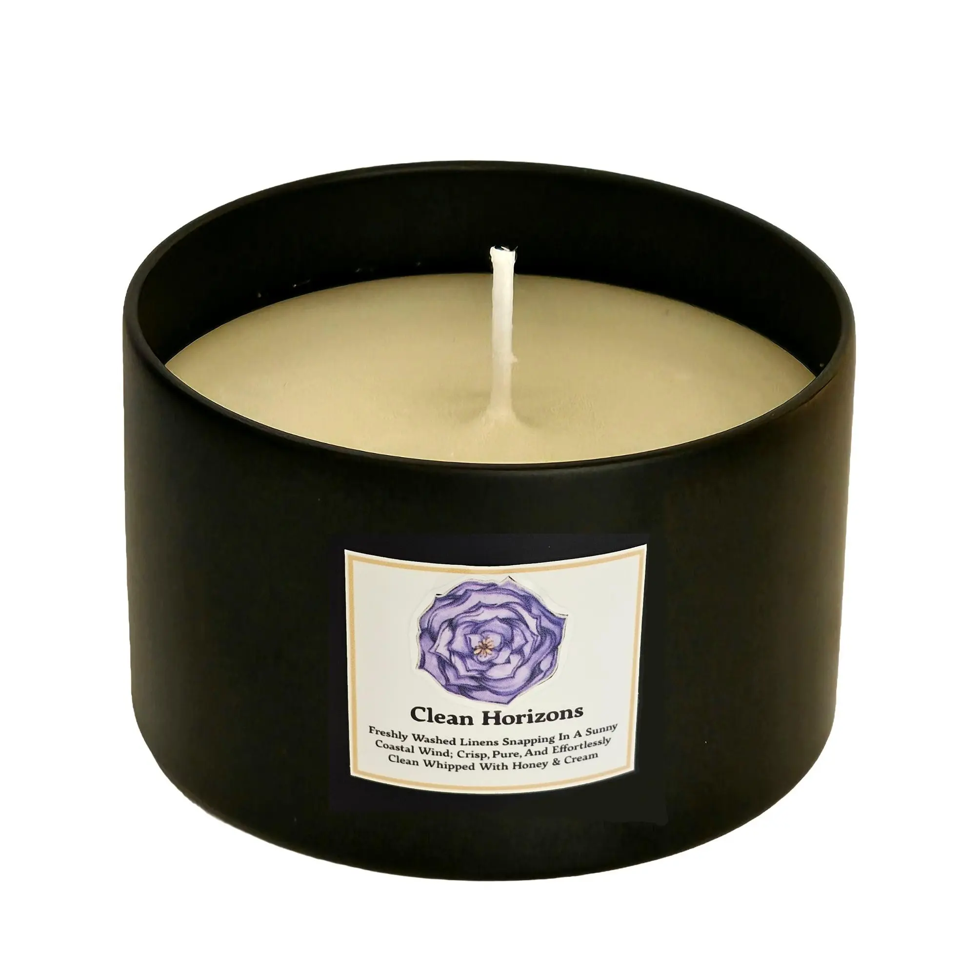 Clean Horizon Blend Aromatherapy Candle for Relaxation, Natural Essential Oil Infused Health & Wellness Candle