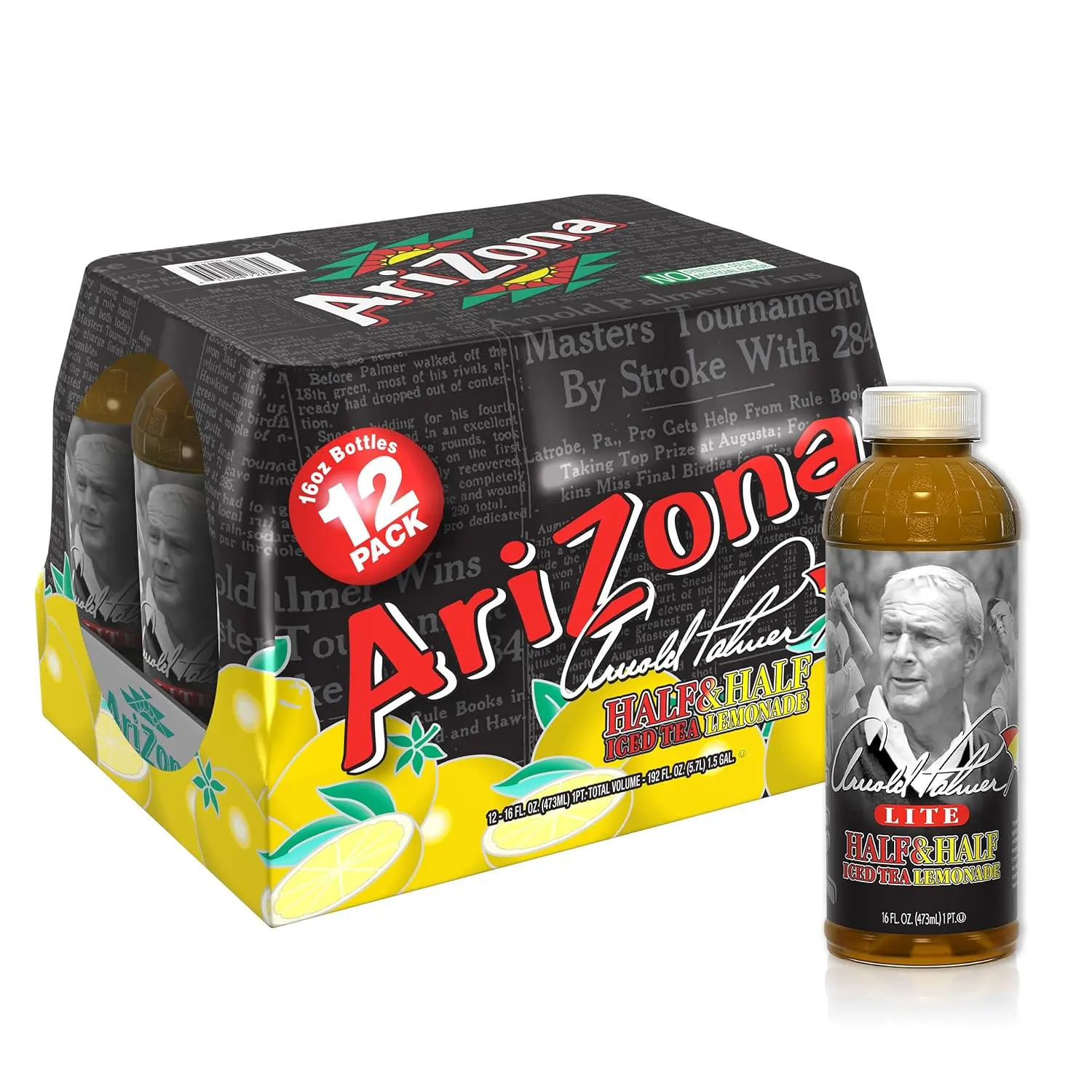 Arnold Palmer Half and Half - 16 Fl Oz (12 Pack)
