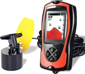 Portable Display Fish Finder Boat Handheld Transducer Fish Finders Kayak Water Sensor Depth Finder LCD Wired  Ice Sea Fishing
