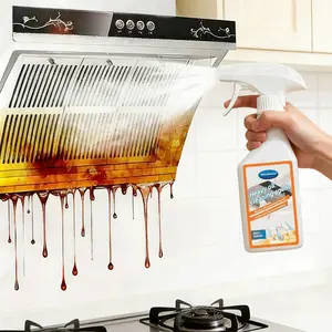 Kitchen heavy-duty degreaser, 300ml multifunctional spray cleaner, fast and effective grease remover, suitable for kitchen utensils, ovens, and household appliance surfaces for grease removal.