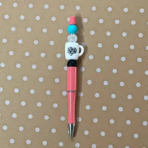 Mama Needs Coffee Beaded Pen