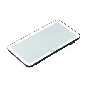 Car Visor Vanity Mirror (LED-Lit): Bright On-the-Go Beauty Tool – Perfect for Fixing Makeup or Grooming While Driving, Easy to Clip to Any Sun Visor (Lifesaver for Busy Days!)