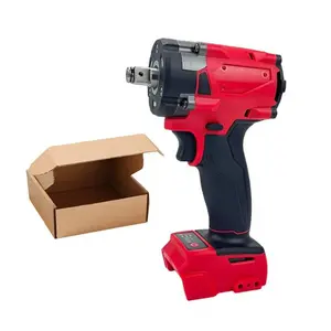 500N.M Cordless Brushless Impact Driver 1/2" 4Gears For 18V Power Tools