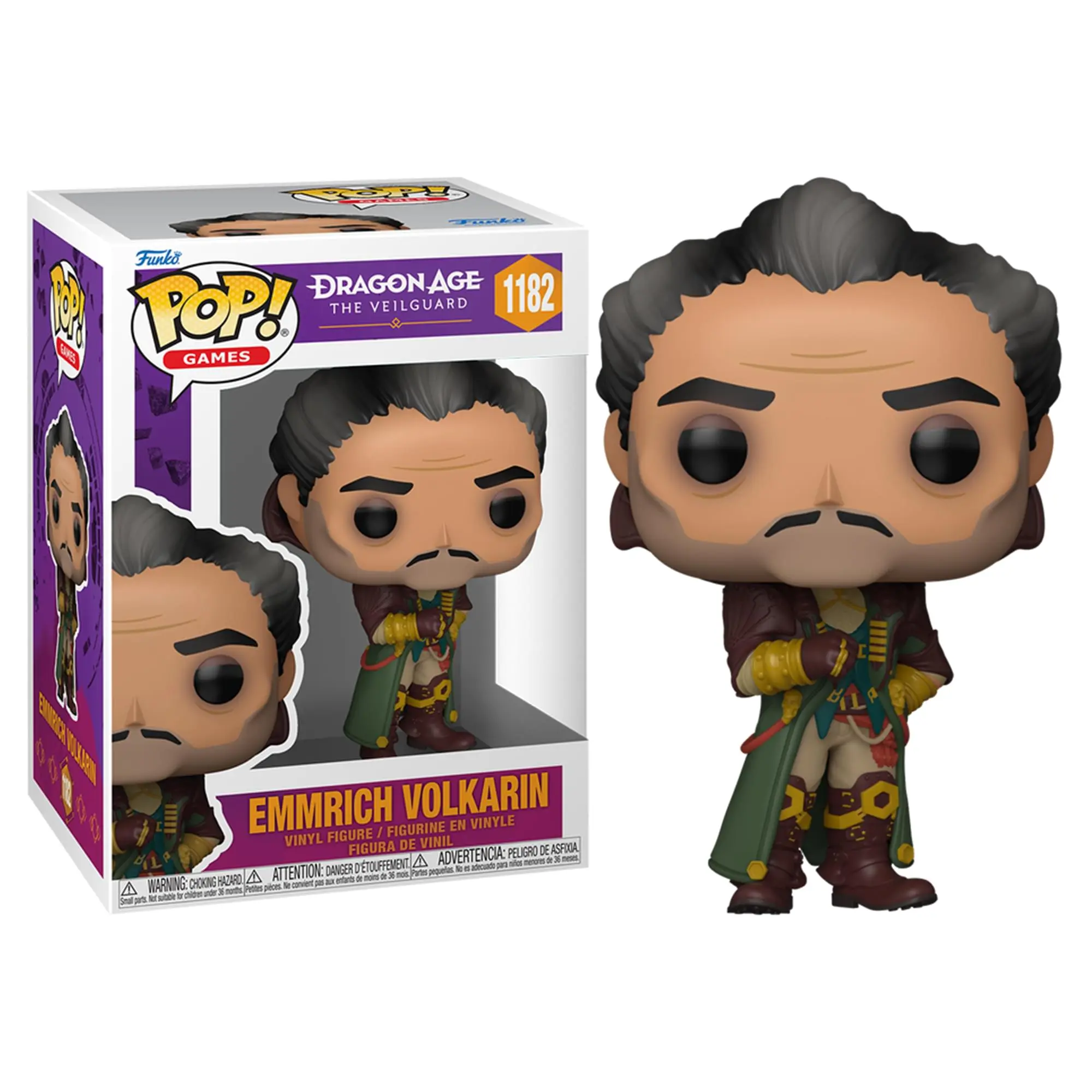 Funko POP Games Dragon Age: The Veilguard Emmrich Volkarin Dragon Action Figure, Dragon Action Figures