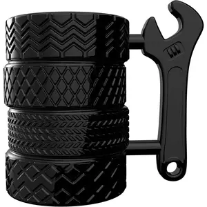 Tire Coffee  Mug Gift for  Lovers Mechanics  Enthusiasts Christmas Gifts for Man Birthday Gift