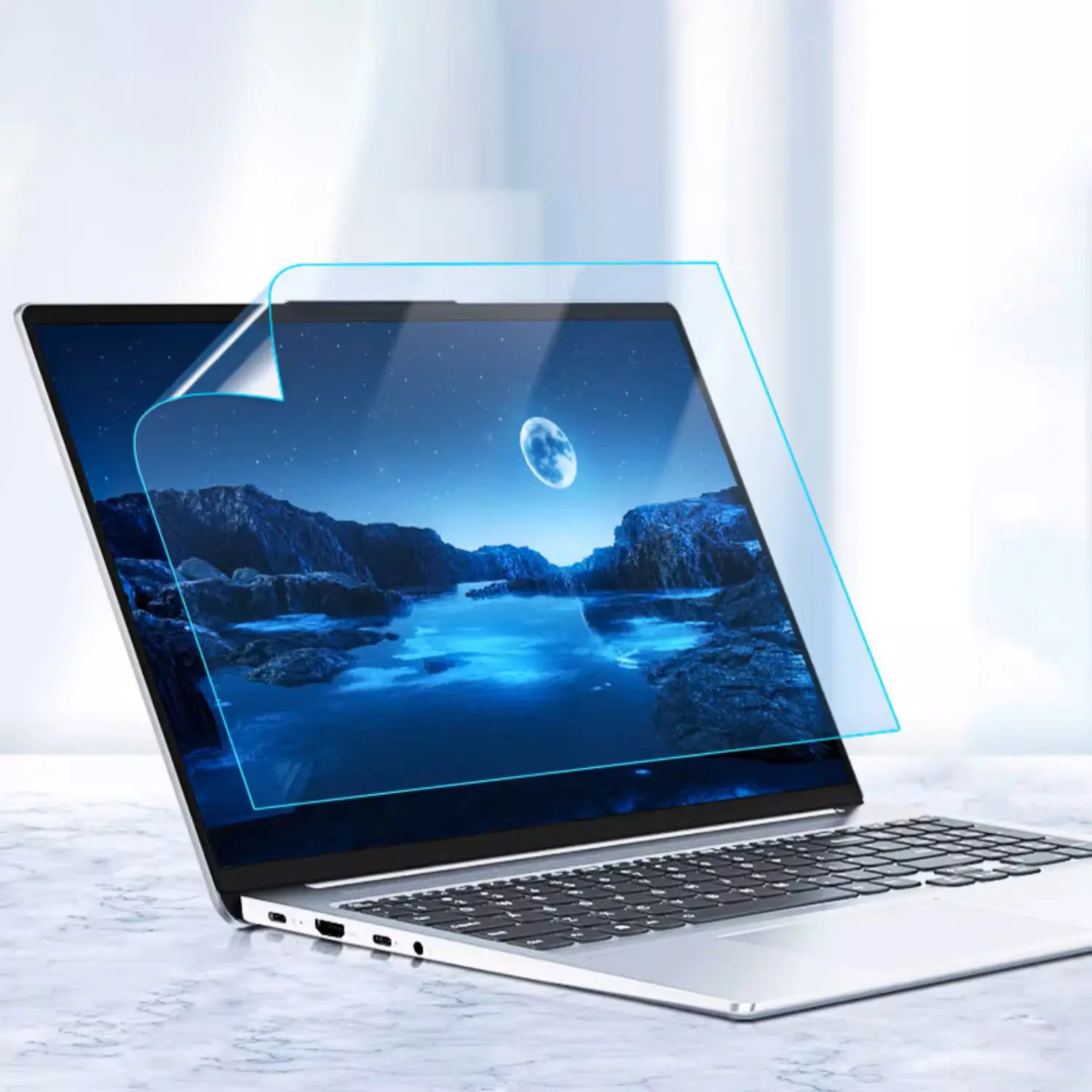 2 Pack 15.6 inch Anti Blue Light Screen Protector, Eye Protection Anti Glare & Blue Light Blocking Screen Filter Compatible with All 15" Laptops with 16:9 Aspect Ratio