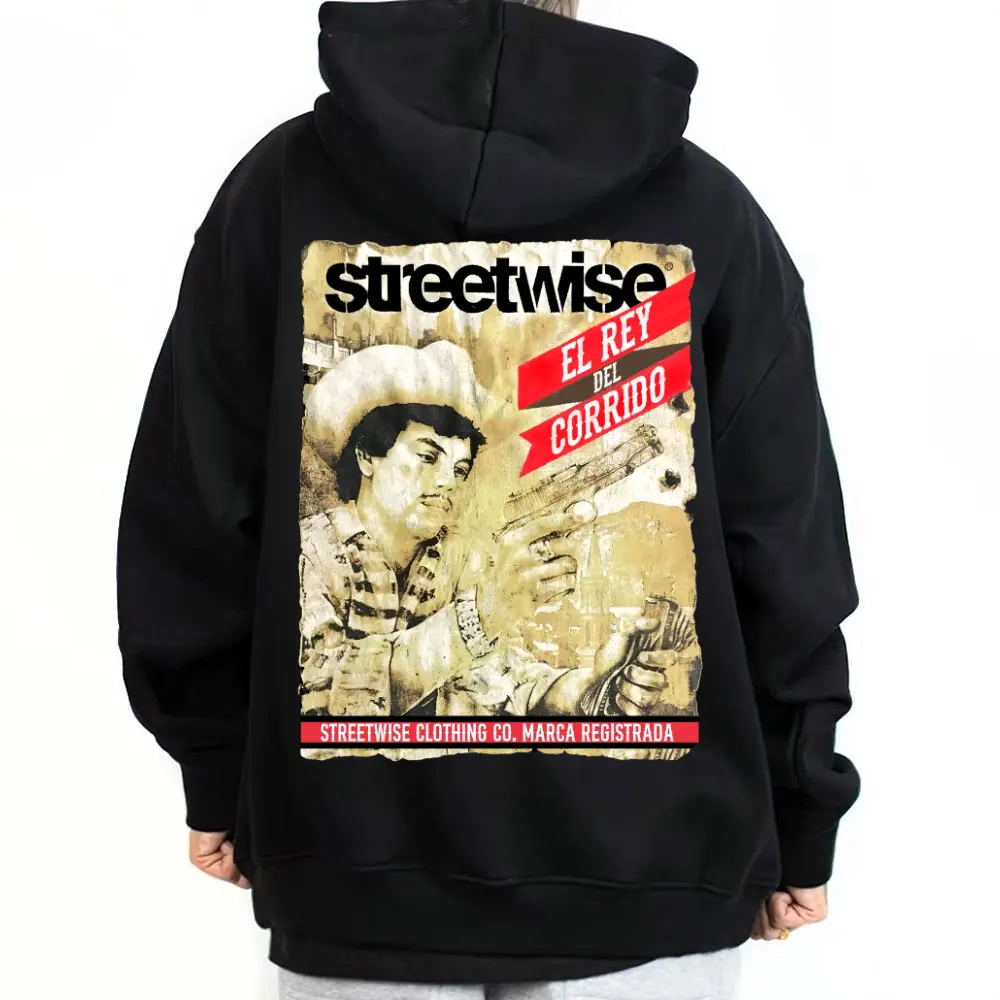 Chalino Unisex Hoodie T-Shirt Sweatshirts Basic Street Style Chicano Style, Mexican Clothings Outfit Printed