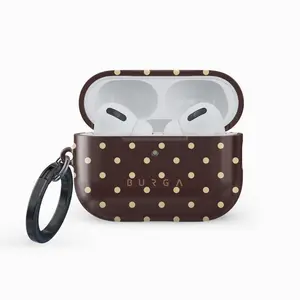 Sorry Busy Airpods Case, Brown Polka Dots Airpod Case - AirPods Pro 3, Pro 2, Pro 1, Airpods 1, 2, 3, 4 Case