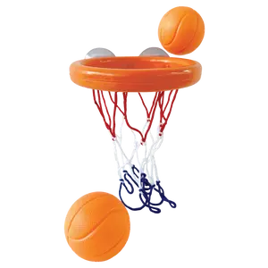 Jool Baby Bathtime Basketball Set | 2 Balls & Suction Hoop for Bathtub Fun