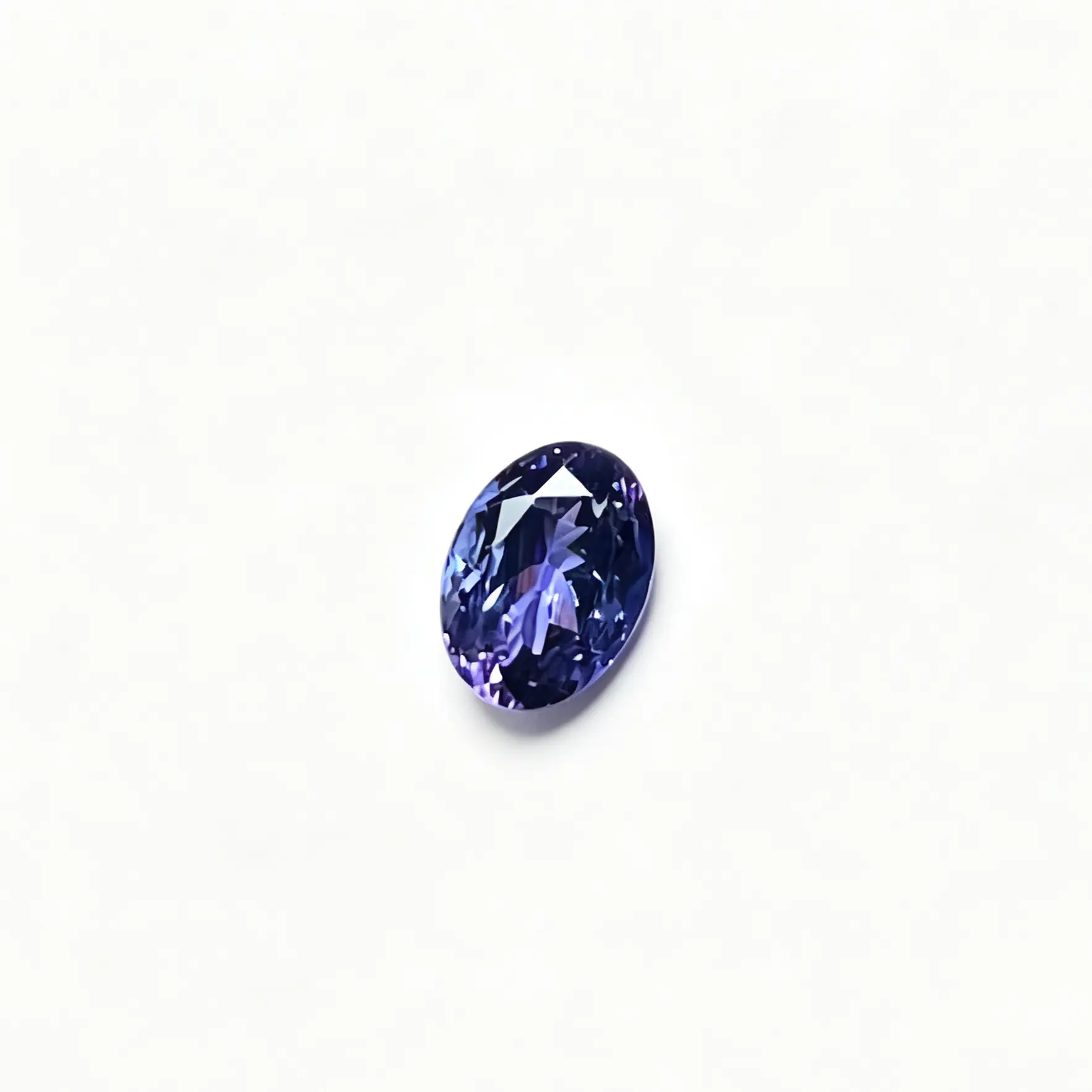 Natural Oval Cut Tanzanite With Certificate