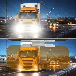 Car Sun Visor Tac Extension, 2 in 1 for Day and Night Anti-Glare, Anti Dazzle and Anti UV HD Automobile Windshield Visor by Mobi Lock