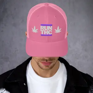 RUNTHC TWO STAR | Trucker Cap | Pink