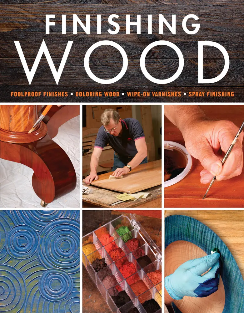 USED Woodworking Tutorial Book - Finishing Wood: Techniques, Tools, Proven Methods for Flawless Results by Editors of Fine Woodworking (Softcover, English) - for DIY Enthusiasts, Woodworking Projects, Coloring Wood, Comprehensive Finishing Techniques