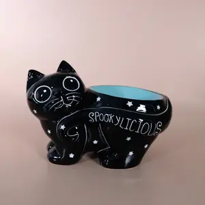 Cat Pedestal Bowl