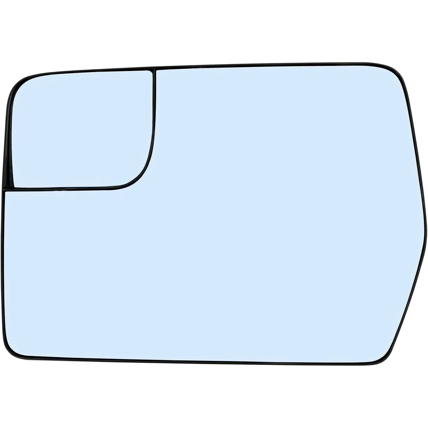 Driver Left Side Heated Mirror Replacement for 2011 2012 2013 2014 Ford F150 Blind Spot Mirror Glass - Side View Heated Convex Mirror Glass with Rear Holde