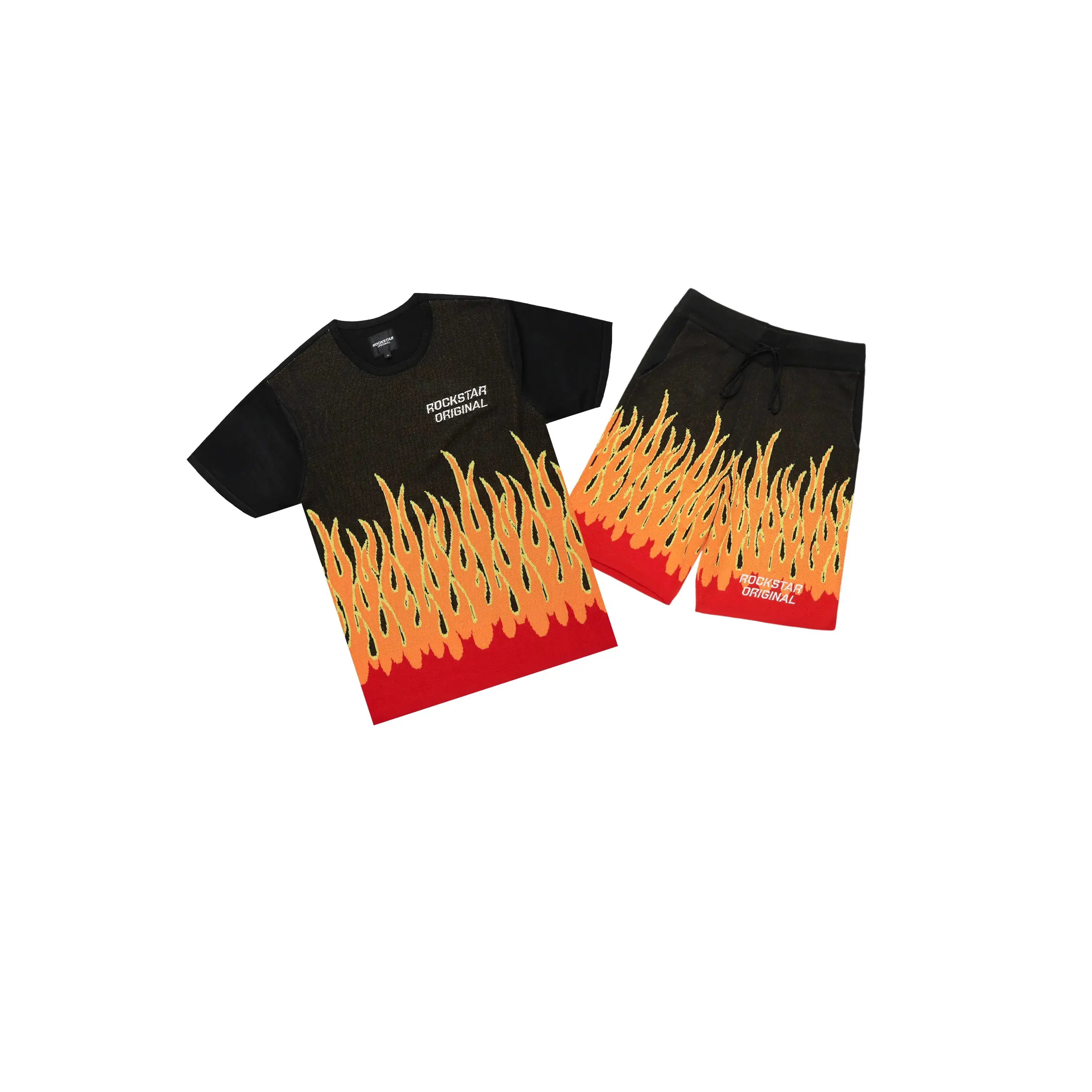 Roeland Black Flame Short Set