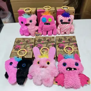 【Visible Box】Fuggler Baby Pinkles Keychain - 5" Plush Keychain for Bags & Backpacks