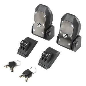 ABS Material Locking Hood Catch Latch Buckle, Car Exterior Accessory for 2007+ Jeep Wrangler JK, JL, JT (Black),summervibes Vehicle Truck