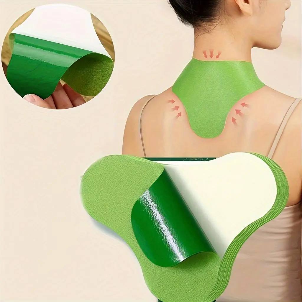 72-Count Wormwood Leaf Pain Relief Heat Patches, Herbal Extracts Heat Pad, Thermal Warm Hot Compress Stickers, Headache & Migraine Support, Arm & Neck Care, 24-Month Shelf Life, Headache & Migraine Support Heat Patches