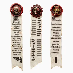 Set of 3 Warhammer 40K Purity Seals – Sci-Fi Cosplay & Collectible Accessory Crafted