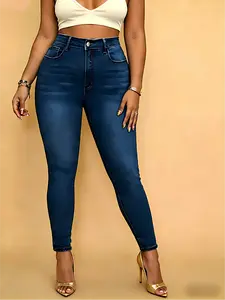 women's jean high waist jeans women  butt lift stretchy tummy control hourglass figure casual pants for women stretchy slim fit jean for women  denim trousers 2026 fasion Bottom