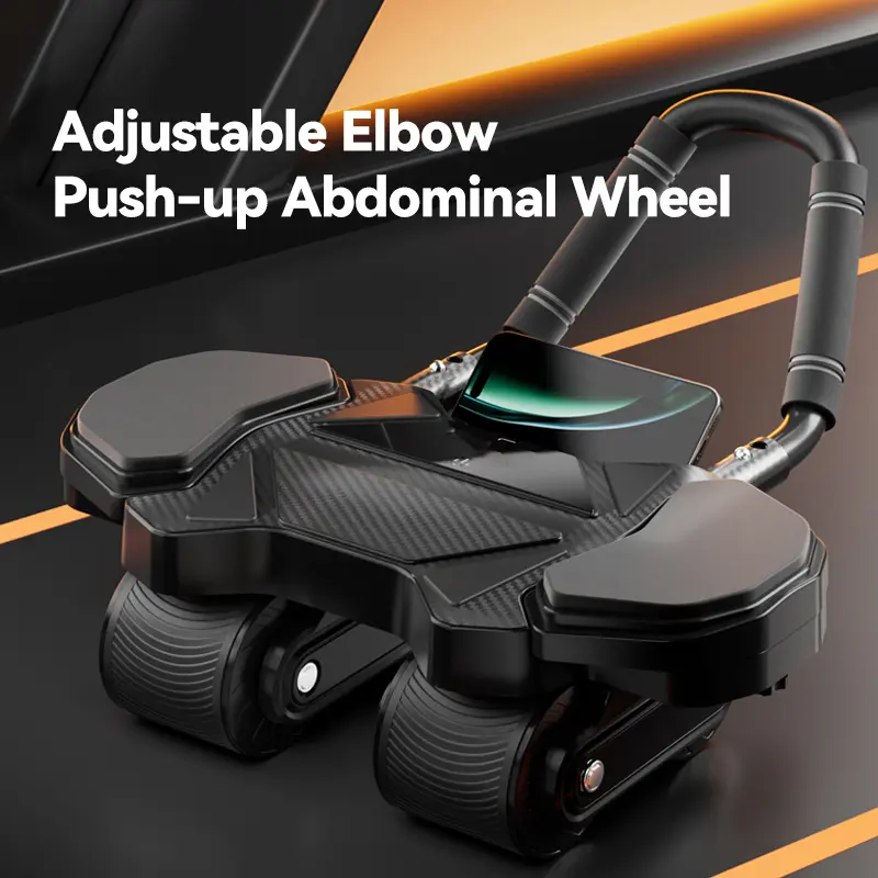 Ab Roller Wheel for Ab Workout – Ab Exercise Roller for Core Strength Training, Home Gym Fitness & Full Body Workout Ab Core Trainer Adjustable Ab Machine