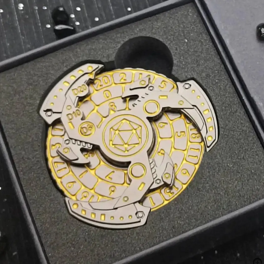 7-in -1 Metal DND DICE SPINNER