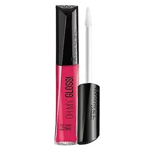 Rimmel Oh My Gloss Lipgloss - 190 Pin Up Shade, 10g UK Edition Makeup, Argan Oil & Vitamin E, Alcohol-Free, Smooth, Lip-Softening, High-Gloss, All Skin Types Lip Care for Makeup Routine